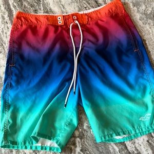 Mens Hollister Swim Trunks Size 34 Large